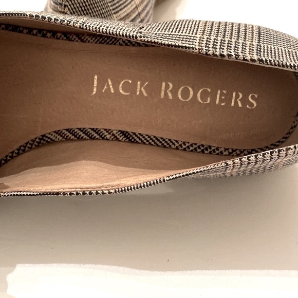 JACK ROGERS Women’s Holly Plaid Midnight Tan Slip On Loafers Size 6 Medium NWOT - Picture 12 of 12